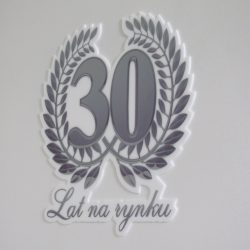 30 lat na rynku - przygootwanie reklamy
